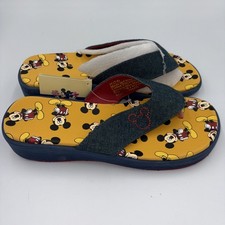 New Walt Disney Mickey Mouse Sandals Women  s Size 7-8