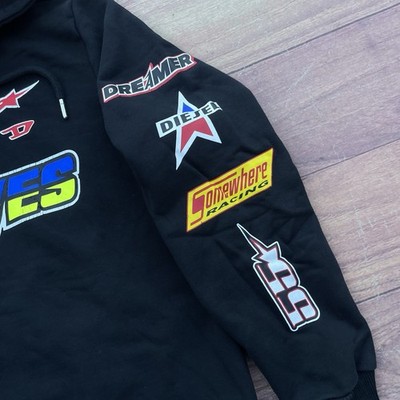 Alpinestars X Diesel Motorcross Black Hoodie Pullover Sweatshirt