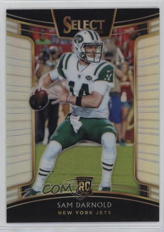 2018 Panini Select Concourse Silver Prizm Sam Darnold #18 Rookie RC