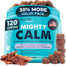 Calming Chews for Dogs with Melatonin - Vet Formulated Dog Sleep Aid - Puppy  L