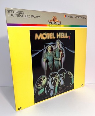 MOTEL HELL Horror Laserdisc RORY CALHOUN WOLFMAN JACK MGM/UA Video 1980 Like NEW