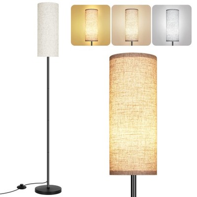 Floor Lamp for Living Room, Modern Standing Lamps with Lampshade, Minimalist ...