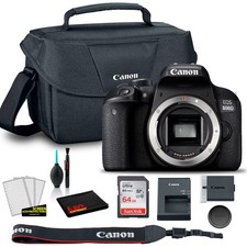 Canon EOS 800D DSLR Camera Body Only  1894C001AA   Canon EOS Bag  Sandisk