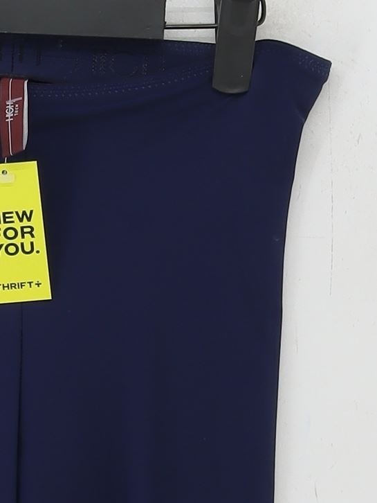 ALTRA Leggings donna ALTI W 26 a righe blu 100% altri ritagliati