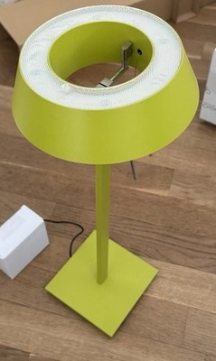OLIGO GLANCE LED gerade Tischlampe Matt Grün Design Ausstellungsstück Rar Zugban