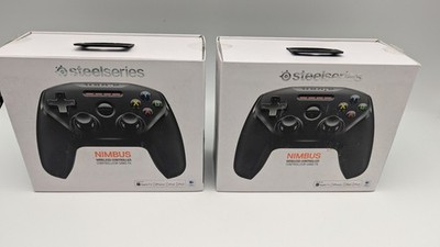 2 x SteelSeries Nimbus Wireless Game Controller Gamepads for Apple TV, iOS & Mac