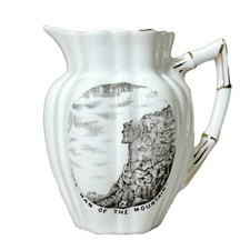 Jones McDuffee & Stratton Boston Old Man of the Mountain New Hampshire Creamer