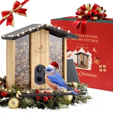 Bird Feeder with Camera – 3L Smart Bird Feeder with AI Recognition, Live Stream