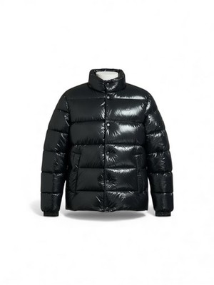 Calvin Klein Glossy Black Puffer Jacket Men s