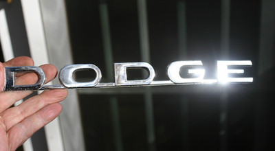Dodge Truck - Vintage Emblem Badge Trim Plate - #2221712