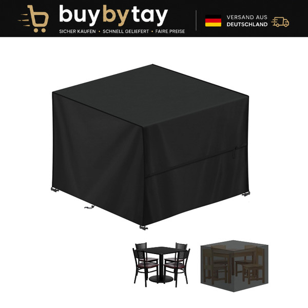 GartenmöBel Abdeckung Wasserdicht 420D Oxford Rechteckig 100X100X80Cm-image