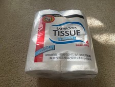 Piggly Wiggly Bathroom Tissue (Toilet Paper) 4 Double Roles 2020 Sealed