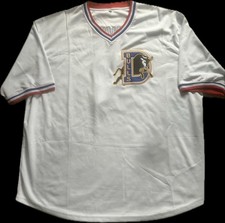 Durham Bulls Team White Jersey Crash Davis #8 3XL