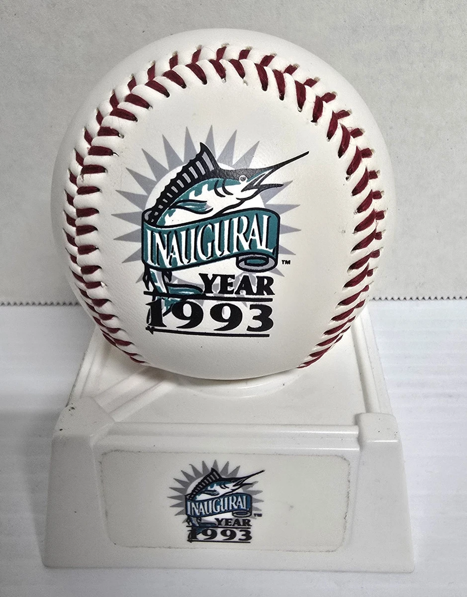 Baseball Florida Marlins Vintage - Ballon Coudre Main Avec Gant Cuir