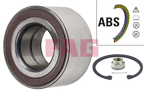 Schaeffler FAG 713 6449 70 Radlagersatz Vorne Hinten FüR Chevrolet Opel-image