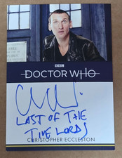 Doctor Who Series 1-4 Christopher Eccleston Inscription Autograph (C)