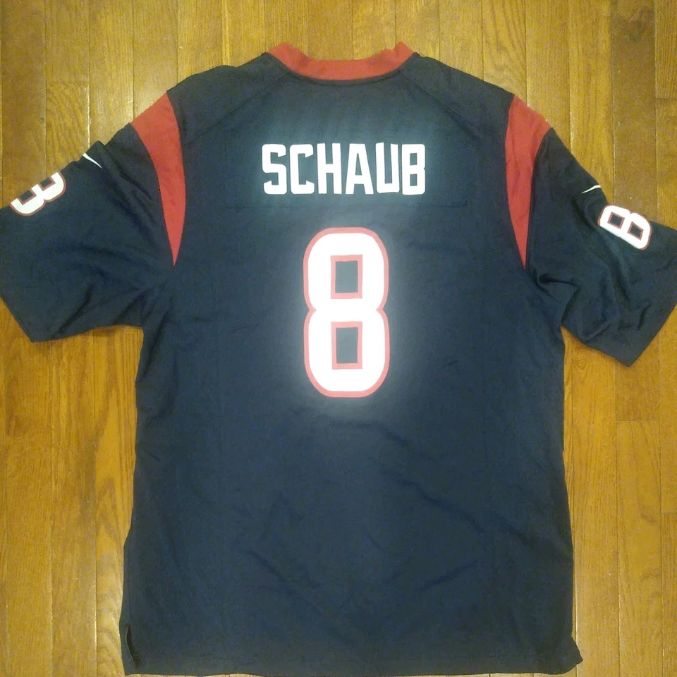Camiseta de fútbol americano para hombre Houston Texans NFL Nike On Field Matt Schaub 2XL  Foto 4 de 4