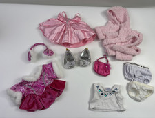 Build-A-Bear Workshop Clothes Dresses Shoes Lot of 9 Pcs Robe, Purse, Underwear