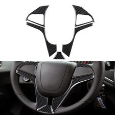 Guarnizione coprivolante in fibra di carbonio per Chevrolet Sonic 2012-2016 2013