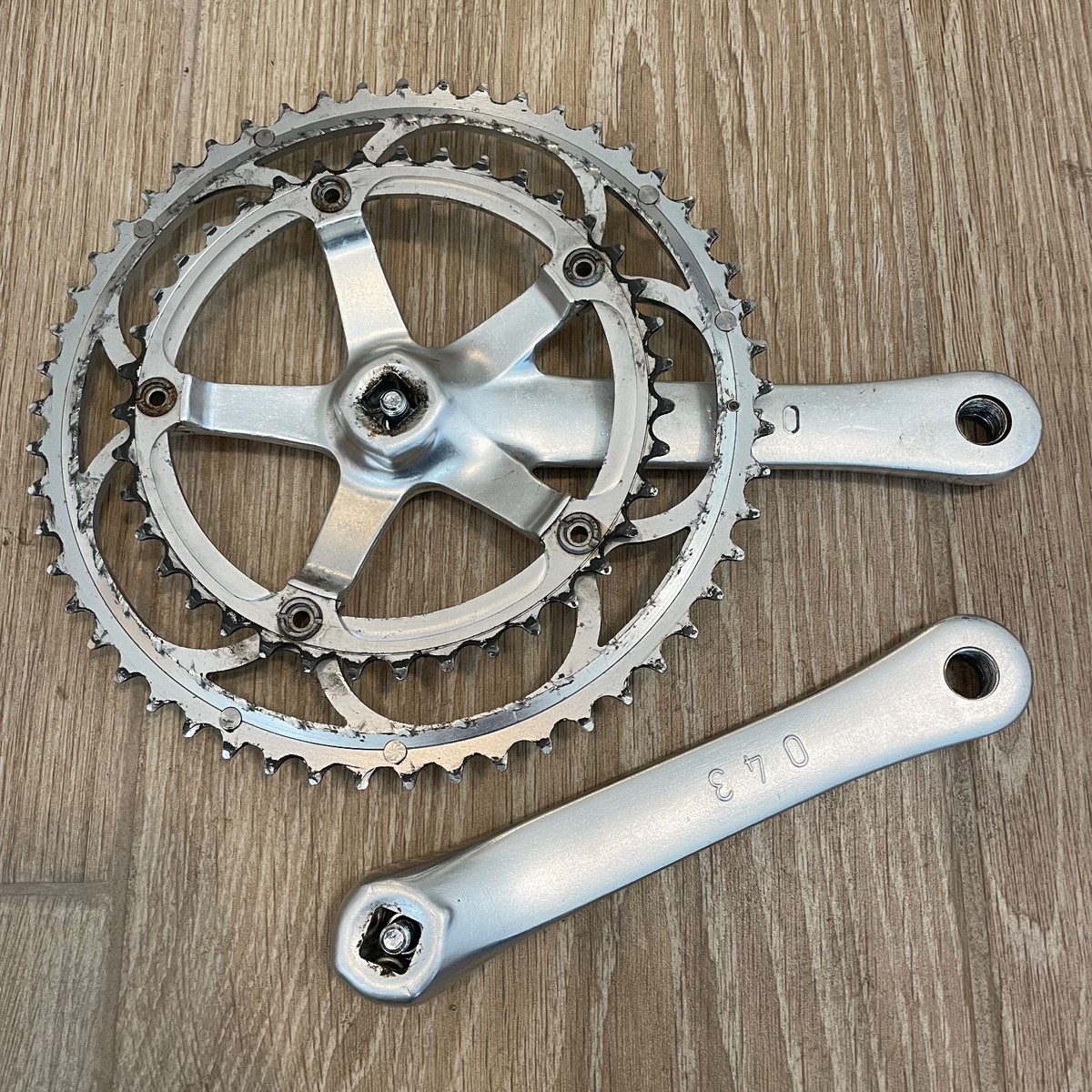 CAMPAGNOLO MIRAGE 2x8 SP GROUPSET Vintage Road Bike Cranks Brake