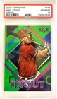2020 Topps Fire Green /199 #197 Mike Trout PSA 10 Pop 9! Serial Numbered!
