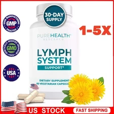 PureHealth Research Lymph System - Lymphatic Support Supplement,Reduce Swelling.