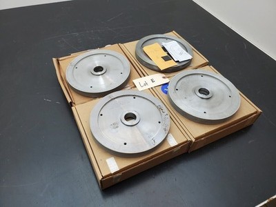 4x Turner Grooved 8'' Diamond Plated Grinding Wheel Sapphire 800 Grit (E)