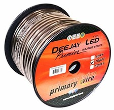 DEEJAY LED Four-gauge 100 Foot Black Pure Copper Stranded Power Cable Content
