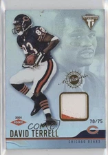 2001 Pacific Private Stock Titanium /75 David Terrell #160 0i6