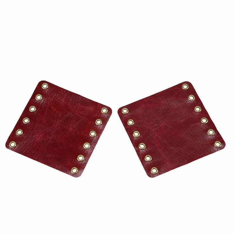 Motorcycle 7/8"-1" Handlebar Leather Throttle Covers Wraps For Harley Cafe Race - Image 4 of 4