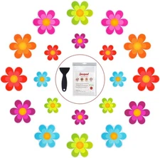 Original Bathtub Stickers Non-Slip, Safety Shower Treads Adhesive Bright Pink 