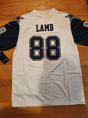 Adult Customized Cowboys #88 Ceedee Lamb stitched Jersey Size S-2XL NWT white