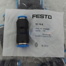 1 Pc FESTO QS-10-8 153039 Push-In Connector ,New Fast delivery.