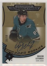 2020 Ultimate Collection Introductions Gold 36/50 Maxim Letunov #UI-34 Auto 0cv