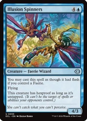 Illusion Spinners 55 Uncommon Lorwyn Eclipsed Magic: The Gathering Near Mint