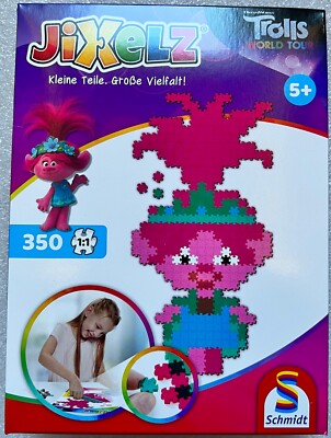 Jixelz Trolls Schmidt Games 350 Pieces Puzzle Children's Learning Game 46108