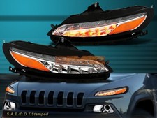 FITS FOR 2014-2018 Jeep Cherokee LED Daytime Running DRL Turn Signal Lights NEW