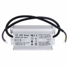 100W Constant Current 3A LED Driver Power Supply  AC85-277V Waterproof DC18-34V