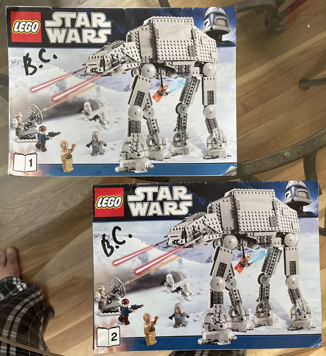 Gym Udflugt En del LEGO Star Wars 8129 AT-AT Walker Instructions Books 1 &amp; 2 (2010) | eBay