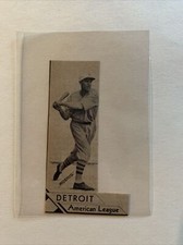 Mark Koenig 1930 Spalding Baseball Panel Detroit Tigers RARE!
