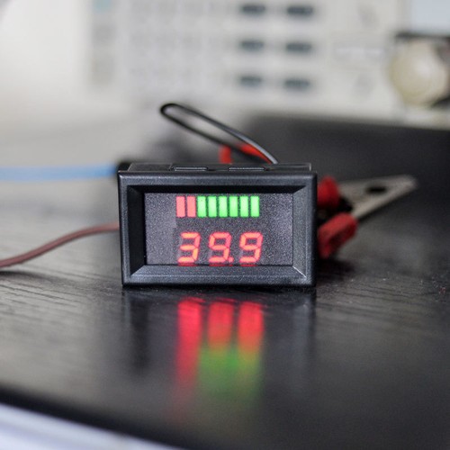 12V-60V Car LED Digital Voltmeter Auto Battery Gauge Voltage Volt Panel Meter - Picture 3 of 7