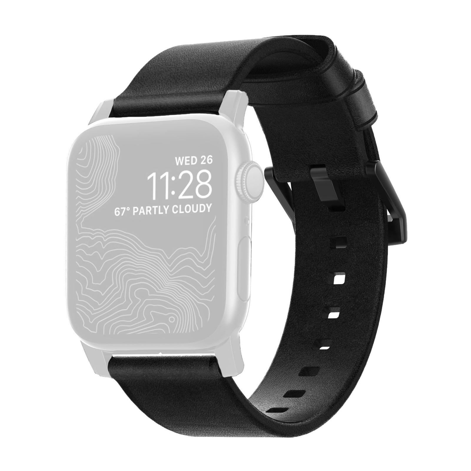 Nomad Strap Modern Lthr Black Connect Black 42444549mm 18590₽