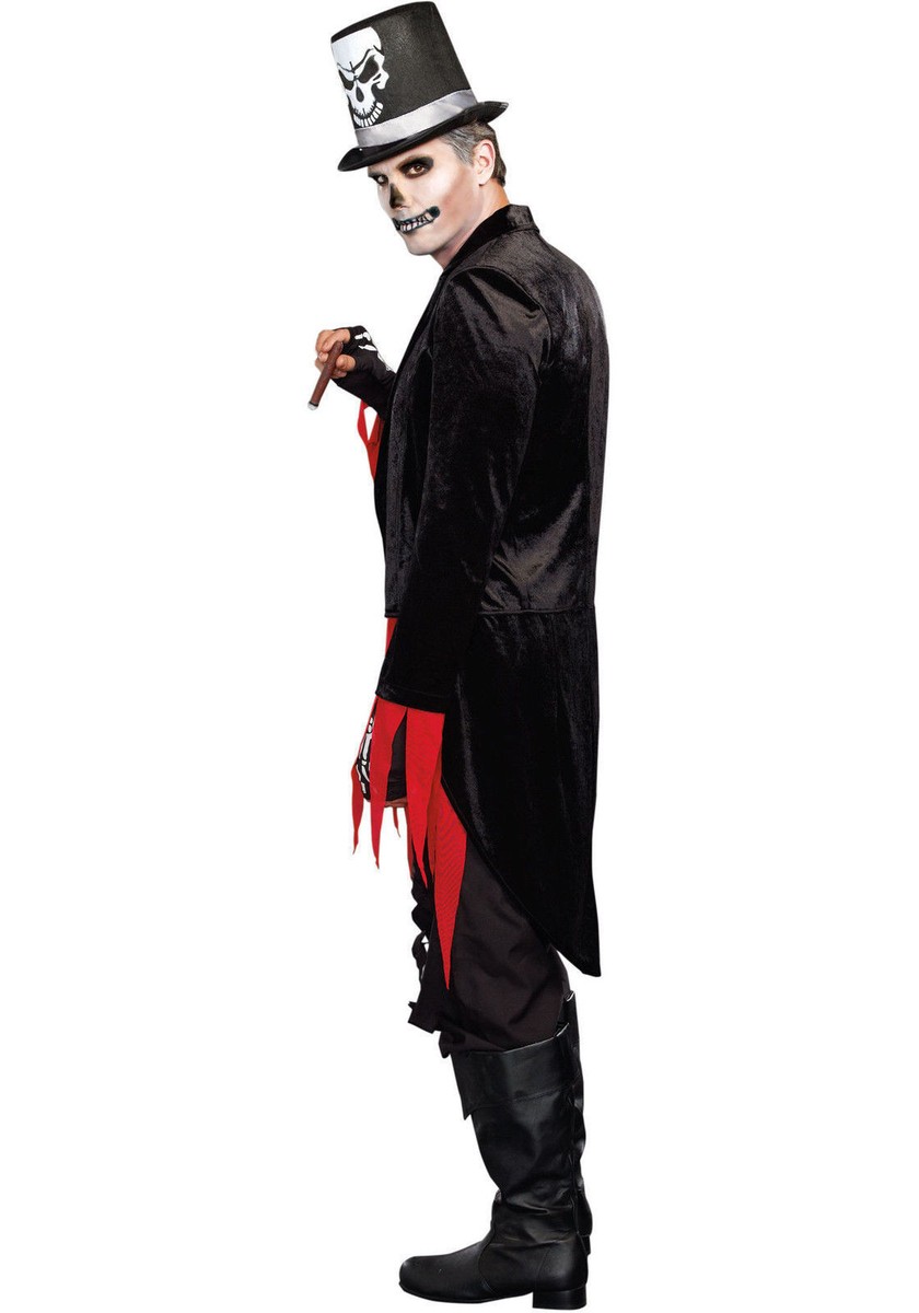 Mr. Bone Jangles Halloween Costume For Kids - Medium Size (122-134 Cm) Outfit Set