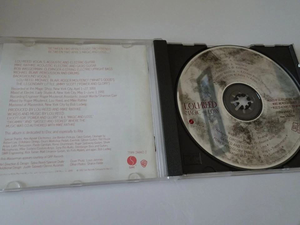 Lou Reed:  Magic and Loss   EX  German   CD - Image 3 of 3