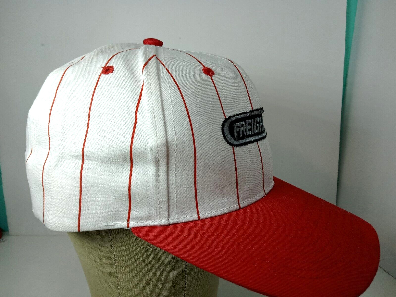 Freightliner Snapback Baseball Hat Cap White Red … - image 2