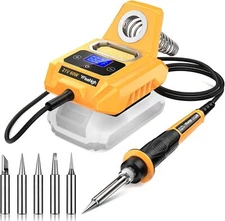 Electric Digital LCD Cordless Soldering Iron Station for Dewalt 20V Max Battery