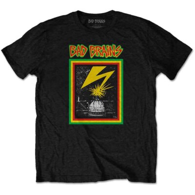 Bad Brains Capitol Strike T-Shirt Black New