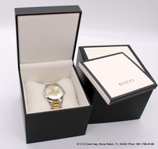 GUCCI G-Timeless 38mm Silver Stainless 