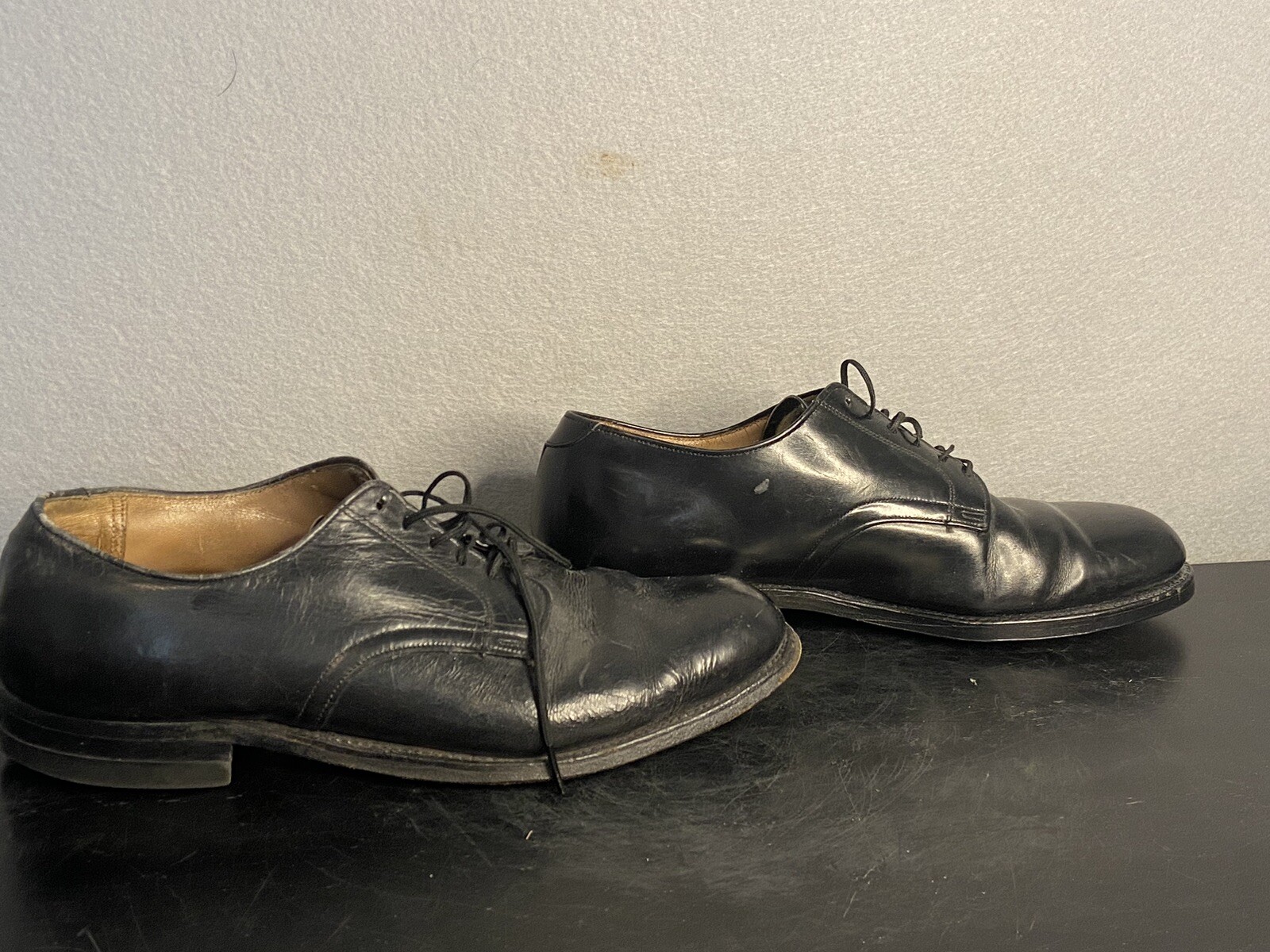 Vintage Biltrite Imperial Black Dress Uniform Shoes Size 81/2 eBay