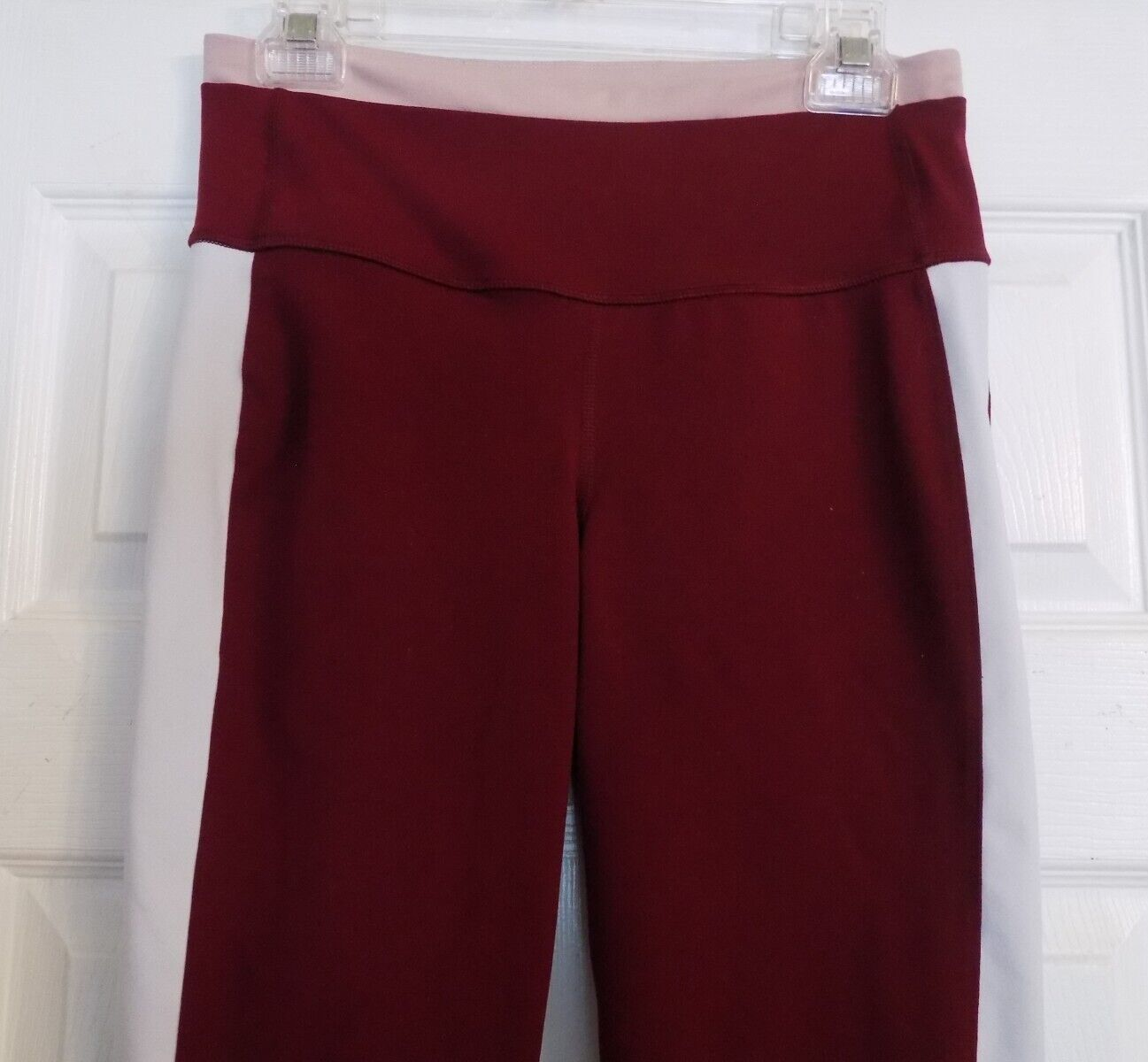 Women's Old Navy Active Go Dry Size L Capri Length Leggings Pants Burgundy eBay